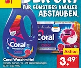 Waschmittel Angebote von Coral bei Netto Marken-Discount Mettmann für 3,49 €