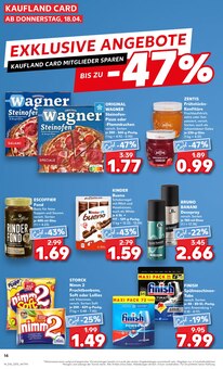 Pizza im Kaufland Prospekt "Aktuelle Angebote" mit 52 Seiten (Rostock)
