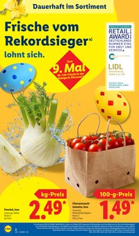 Fenchel im Lidl Prospekt "LIDL LOHNT SICH" mit 74 Seiten (Nürnberg)