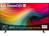 55NANO81T6A NanoCell TV (Flat, 55 Zoll / 139 cm, UHD 4K, SMART TV, webOS 24 mit ThinQ) von LG im aktuellen MediaMarkt Saturn Prospekt für 579,99 €