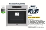 Four encastrable - WHIRLPOOL en promo chez Proxi Confort Mérignac à 599,90 €