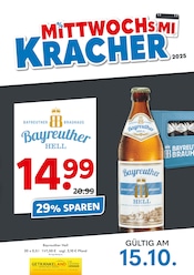 Bier im Getränkeland Prospekt in Rostock Aktueller Getränkeland Prospekt mit Bier, "Mittwochskracher", Seite 1