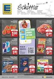 EDEKA Prospekt für Borken mit 24 Seiten EDEKA Prospekt für Borken: "Aktuelle Angebote", 24 Seiten, 23.06.2025 - 28.06.2025
