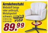Armlehnstuhl für 89,99 € bei POCO im Angebot Armlehnstuhl im aktuellen POCO Prospekt