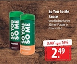 So You So Me Sauce bei famila Nordost im Melsdorf Prospekt für 2,49 €
