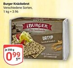 Knäckebrot Angebote von Burger bei GLOBUS Braunschweig für 0,99 €