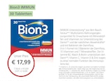 IMMNUN 30 Tabletten im Apotheke Am Hauptzollamt Prospekt IMMNUN 30 Tabletten von Bion3 im aktuellen Apotheke Am Hauptzollamt Prospekt für 17,99 €