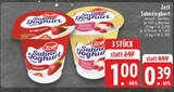 Aktuelles Sahnejoghurt Erdbeere Angebot bei EDEKA in Düsseldorf ab 0,39 €