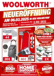 Aktueller Woolworth Discounter Prospekt für Hamburg: NEUERÖFFNUNG IN NEU WULMSTORF mit 8} Seiten, 06.03.2025 - 06.03.2025