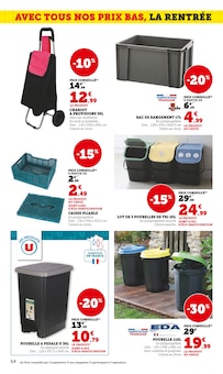 Promotion Lampe dans le prospectus Hyper U, valable du 12/08/2025 au 07/09/2025 Promo Lampe dans le catalogue Hyper U du moment à la page 64
