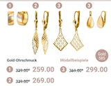 Gold-Ohrschmuck bei GLOBUS im Freilassing Prospekt für 259,00 €