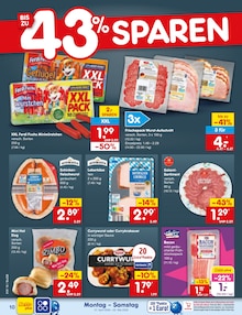 Fleisch im Netto Marken-Discount Prospekt "Aktuelle Angebote" mit 62 Seiten (Bottrop)