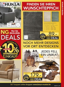 Teppich im BRAUN Möbel-Center Prospekt "BRAUN SHOPPING WEEK" mit 32 Seiten (Freiburg (Breisgau))