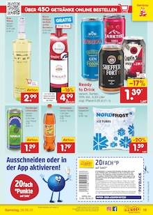 Gin im Netto Marken-Discount Prospekt "Aktuelle Angebote" mit 59 Seiten (München)