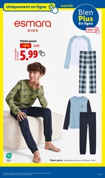 Prix et réduction Pyjama Garçon dans le prospectus Lidl en cours Offre Pyjama Garçon dans le catalogue Lidl du moment à la page 53