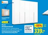 Aktuelles Drehtürenschrank Angebot bei Lidl in Recklinghausen ab 339,00 €