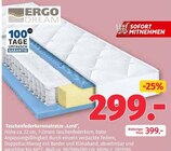 Taschenfederkernmatratze „Lord” im Segmüller Prospekt Taschenfederkernmatratze „Lord” von ERGO DREAM im aktuellen Segmüller Prospekt für 299,00 €