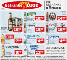 Warsteiner im Getränke Oase Prospekt "Aktuelle Angebote" mit 1 Seiten (Bergkamen)