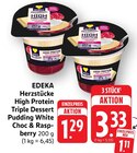 Aktuelles High Protein Triple Dessert Pudding White Choc & Raspberry Angebot bei E center in Böblingen ab 1,11 €