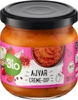 Ajvar Creme-Dip von dmBio für 1,45 € bei dm-drogerie markt im Angebot Ajvar Creme-Dip von dmBio im aktuellen dm-drogerie markt Prospekt