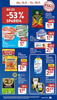 Hähnchenbrust Angebot im ALDI SÜD Prospekt, gültig von 15.09.2025 bis 20.09.2025 Hähnchenbrust Angebot im aktuellen ALDI SÜD Prospekt auf Seite 7
