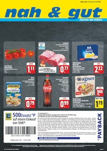 nah und gut Prospekt der Woche "Wir lieben Lebensmittel!" Seite 1, 12.05.2025 bis 17.05.2025 für Werneck Aktueller nah und gut Prospekt "Wir lieben Lebensmittel!" Seite 1 von 8 Seiten für Werneck