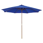 Aktuelles Outsunny Sonnenschirm blau Holz H/D: ca. 270x300 cm Angebot bei POCO in Koblenz ab 56,99 €