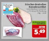 Frisches deutsches Entenbrustfilet im Angebot bei Marktkauf in Nürnberg Frisches deutsches Entenbrustfilet Angebote bei Marktkauf Nürnberg für 5,49 €
