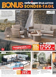 Gartenmöbel Angebot im aktuellen Zurbrüggen Prospekt auf Seite 40
