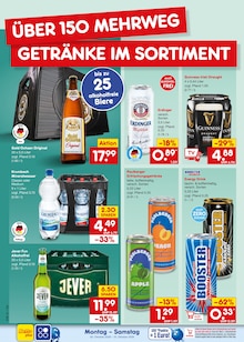 Wasser im Netto Marken-Discount Prospekt "Aktuelle Angebote" mit 70 Seiten (Stuttgart)