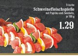 Schweinefleischspieße mit Paprika und Zwiebeln Angebote bei EDEKA Hilden für 1,29 €