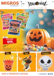 Catalogue Migros France en cours à Massongy et aux alentours : «HALLOWEEN» avec 8 pages, valable du 15/10/2024 au 31/10/2024