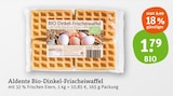 Bio-Dinkel-Frischeiwaffel Angebote von Aldente bei tegut Würzburg für 1,79 €