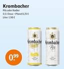 Aktuelles Krombacher Pils oder Radler Angebot bei Trink und Spare in Kaarst ab 0,99 €