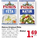 Original Feta oder Natur Angebote von Patros bei E center Ludwigshafen für 1,69 €