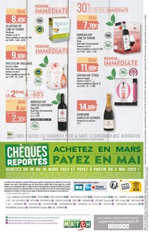 Promotion Champagne dans le prospectus Supermarchés Match, valable du 14/03/2023 au 26/03/2023 Promo Champagne dans le catalogue Supermarchés Match du moment à la page 16