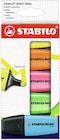 STABILO BOSS MINI - Pack de 5 mini surligneurs - couleurs assorties - STABILO dans le catalogue Bureau Vallée