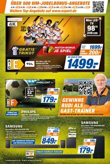 Fernseher im expert Prospekt "Top Angebote" mit 16 Seiten (Wuppertal)