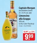Captain Morgan oder Limoncino alla Grappa Angebote bei famila Nordost Neumünster für 9,99 €