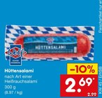 Hüttensalami von Wolf im aktuellen Netto Marken-Discount Prospekt für 2,69 €