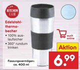 Edelstahlthermobecher Angebote von Kitchen Club bei Netto Marken-Discount Magdeburg für 6,99 €