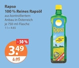 100 % Reines Rapsöl im V-Markt Prospekt 100 % Reines Rapsöl von Rapso im aktuellen V-Markt Prospekt für 3,49 €