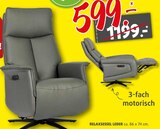 Aktuelles Relaxsessel Leder Angebot bei Polstermöbel Fischer in Regensburg ab 599,00 €