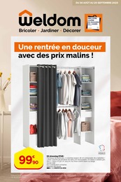 Prospectus Weldom à Montreuil "Une rentrée en douceur avec des prix malins !", 12 pages, 30/08/2023 - 20/09/2023