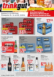 Trinkgut Prospekt für Füssen mit 4 Seiten Trinkgut Prospekt für Füssen: "Aktuelle Angebote", 4 Seiten, 12.10.2026 - 17.10.2026
