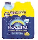 Eau Minérale Naturellement Gazeuse - ROZANA en promo chez Super U Eau Minérale Naturellement Gazeuse - ROZANA dans le catalogue Super U
