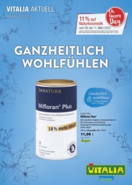 Supermarkt Prospekt von VITALIA Reformhaus Altentreptow VITALIA Reformhaus Prospekt: "GANZHEITLICH WOHLFÜHLEN", 8 Seiten, 01.03.2023 - 31.03.2023