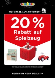 Spielzeug & Baby Prospekt von BabyOne Rheinberg BabyOne Prospekt: "Baby Friday Weeks", 3 Seiten, 25.11.2022 - 26.11.2022