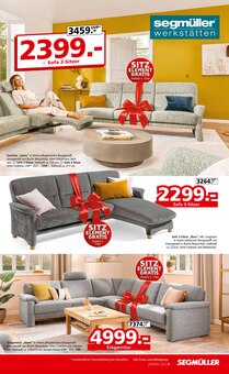 Sofa im aktuellen Segmüller Prospekt (Ingolstadt) Sofa im Segmüller Prospekt "Segmüller Wohnen Spezial" mit 24 Seiten (Ingolstadt)