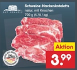 Schweine-Nackenkoteletts von Gut Ponholz für 3,99 € bei Netto Marken-Discount im Angebot Schweine-Nackenkoteletts von Gut Ponholz im aktuellen Netto Marken-Discount Prospekt